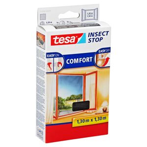 Insect Stop 'Comfort' Fensterfliegengitter anthrazit 130 x 130 cm