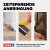 Türdichtschiene 'Insulation' für unebene Böden braun 100 x 4 cm