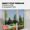 Fensterfliegengitter 'Open/Close' anthrazit 130 x 150 cm