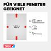 Fensterfliegengitter 'Open/Close' anthrazit 130 x 150 cm