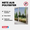 Fensterfliegengitter 'Open/Close' anthrazit 130 x 150 cm