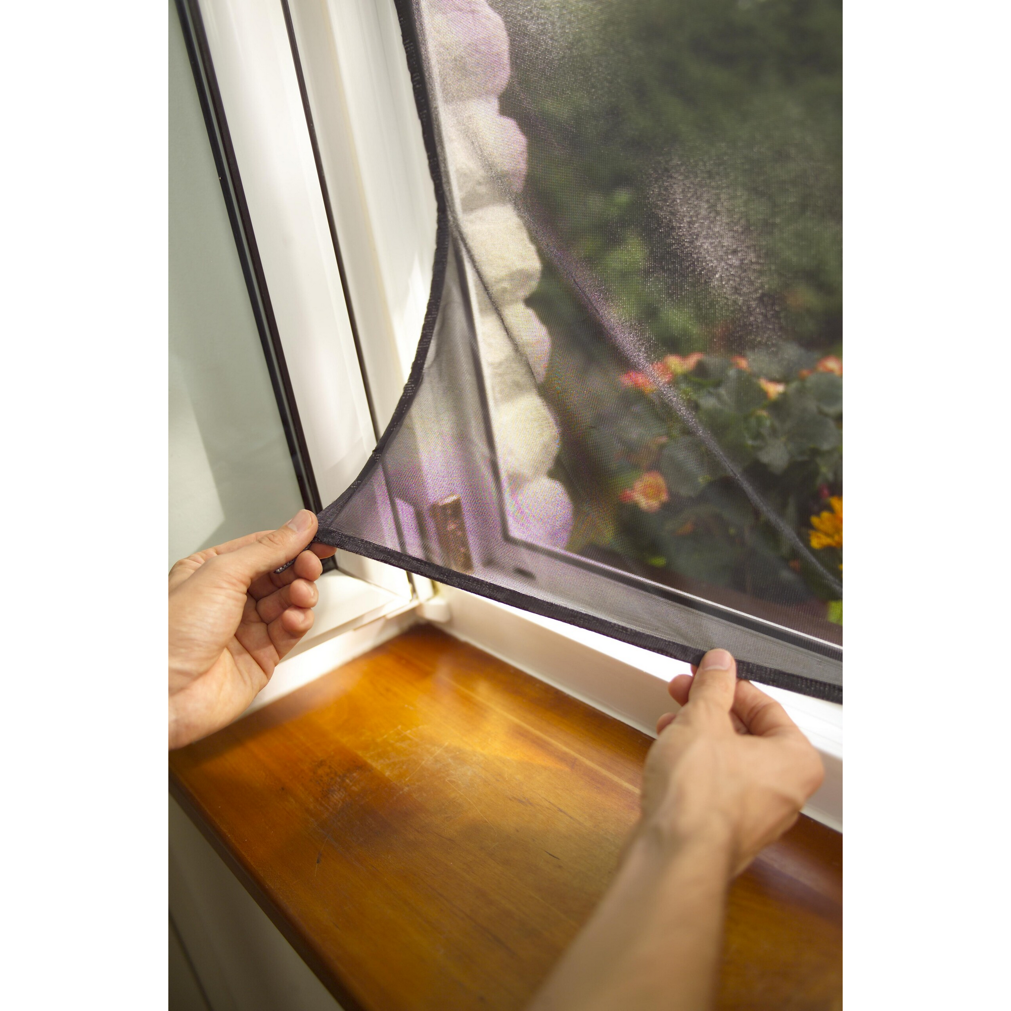 Fensterfliegengitter 'Sun Protect' anthrazit 130 x 150 cm + product picture