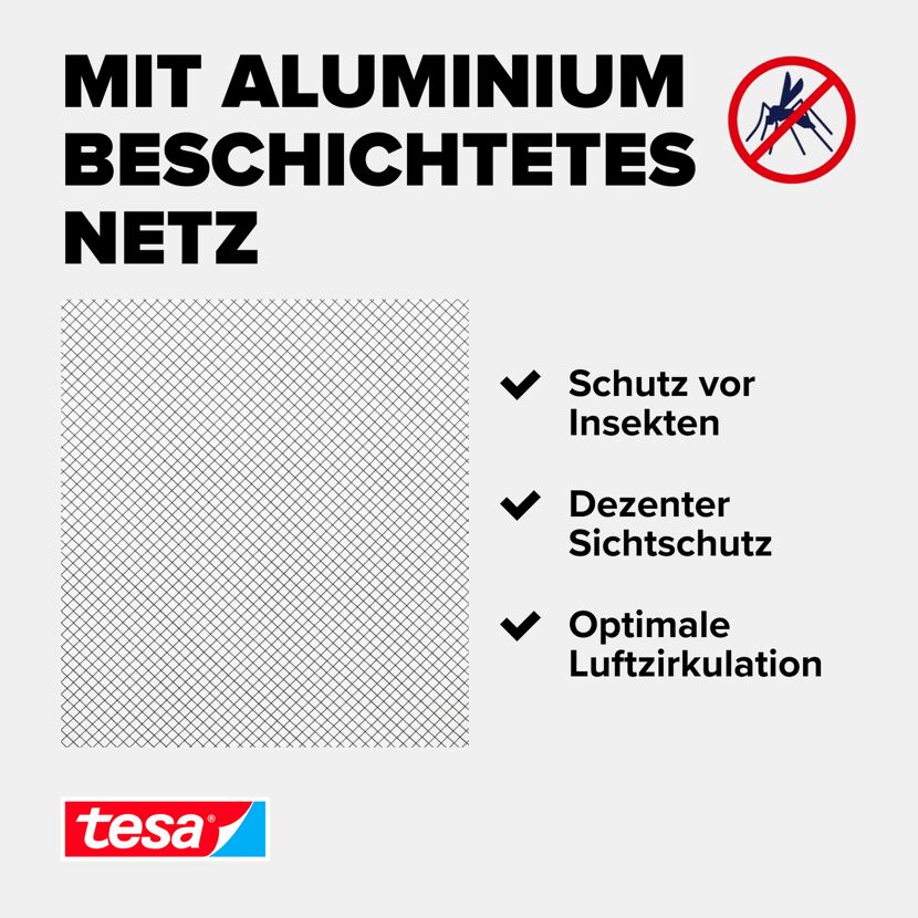 Fliegengitter für Dachfenster 'Sun Protect' 120 x 140 cm