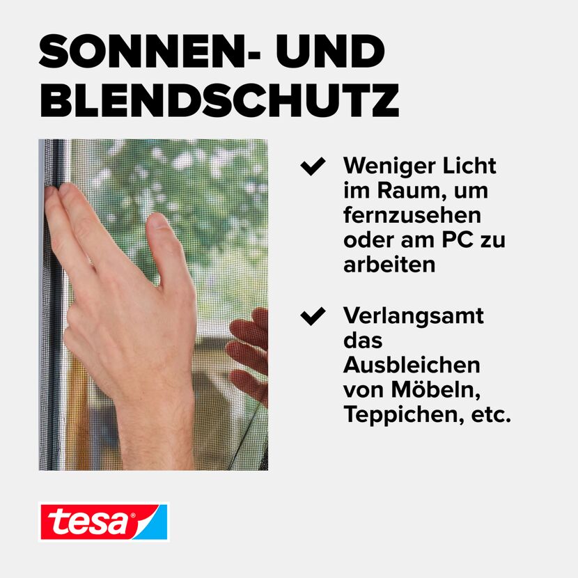 Fliegengitter für Dachfenster 'Sun Protect' 120 x 140 cm