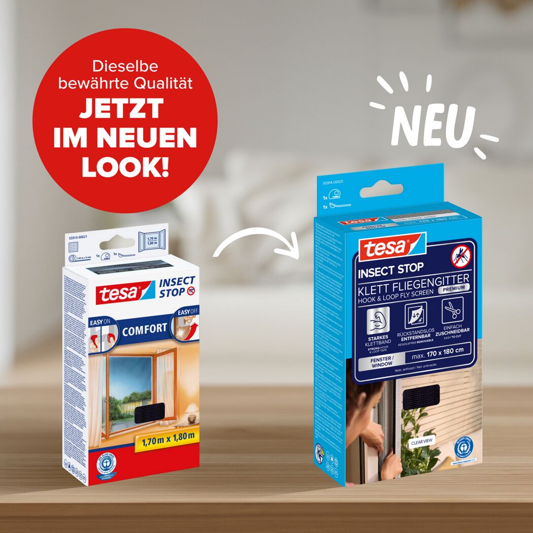 Fensterfliegengitter 'Comfort' anthrazit 170 x 180 cm