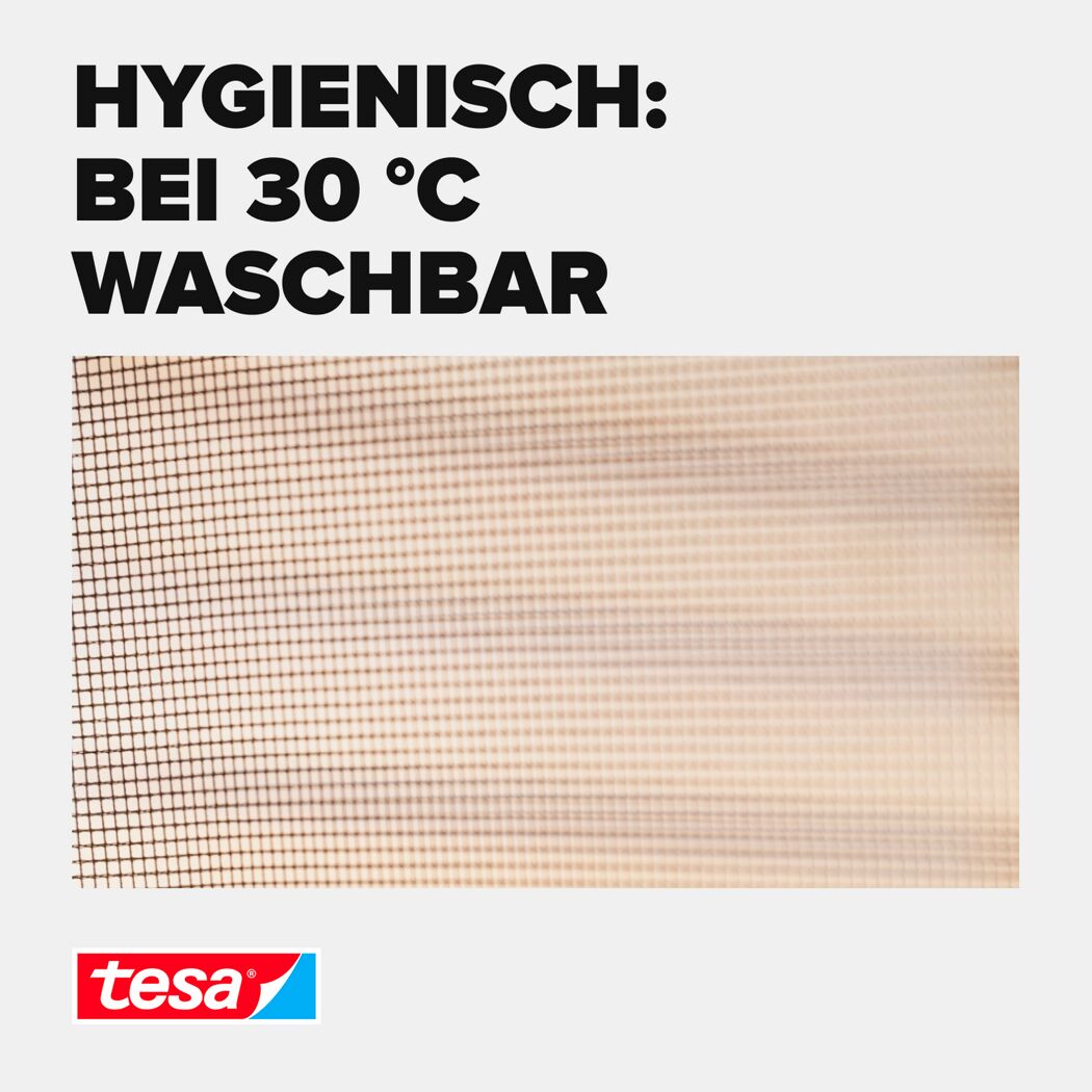 Türfliegengitter 'Comfort' weiß 120 x 250 cm