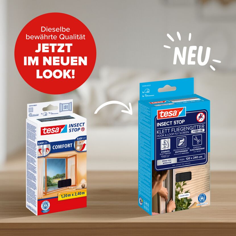 Fensterfliegengitter/Türfliegengitter 'Comfort' bodentief anthrazit 120 x 240 cm