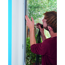 Verkleinertes Bild von Fensterfliegengitter/Türfliegengitter 'Comfort' bodentief weiß 120 x 240 cm