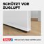 Türdichtschiene 'Insulation' für unebene Böden weiß 100 x 3,7 cm
