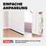 Türdichtschiene 'Insulation' für unebene Böden weiß 100 x 3,7 cm