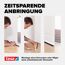 Türdichtschiene 'Insulation' für unebene Böden weiß 100 x 3,7 cm