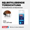 Türdichtschiene 'Insulation' für unebene Böden braun 100 x 3,7 cm
