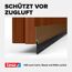 Türdichtschiene 'Insulation' für unebene Böden braun 100 x 3,7 cm