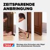 Türdichtschiene 'Insulation' für unebene Böden braun 100 x 3,7 cm