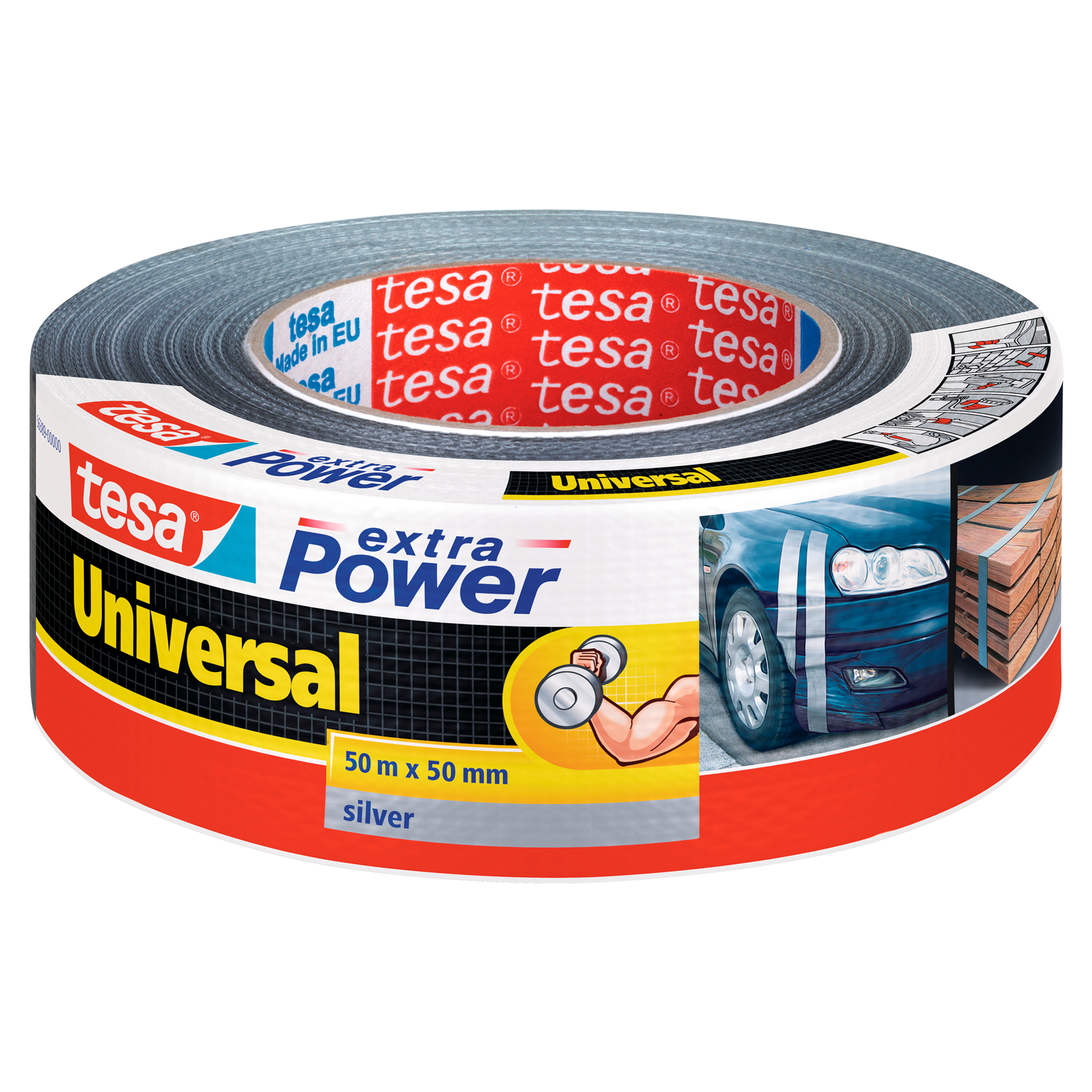 Klebeband Extra Power 'Universal' silbern 50 m + product picture