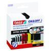 tesa Extra Strong Klettband, selbstklebend, schwarz