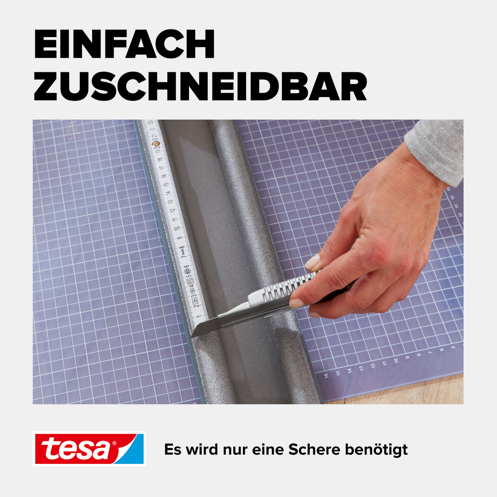 Türbodendoppeldichtung 'Insulation' grau 95 x 2,5 cm