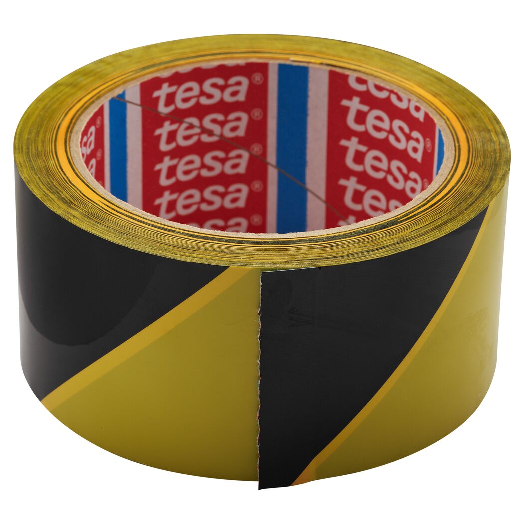 Tesa Signalband gelb schwarz