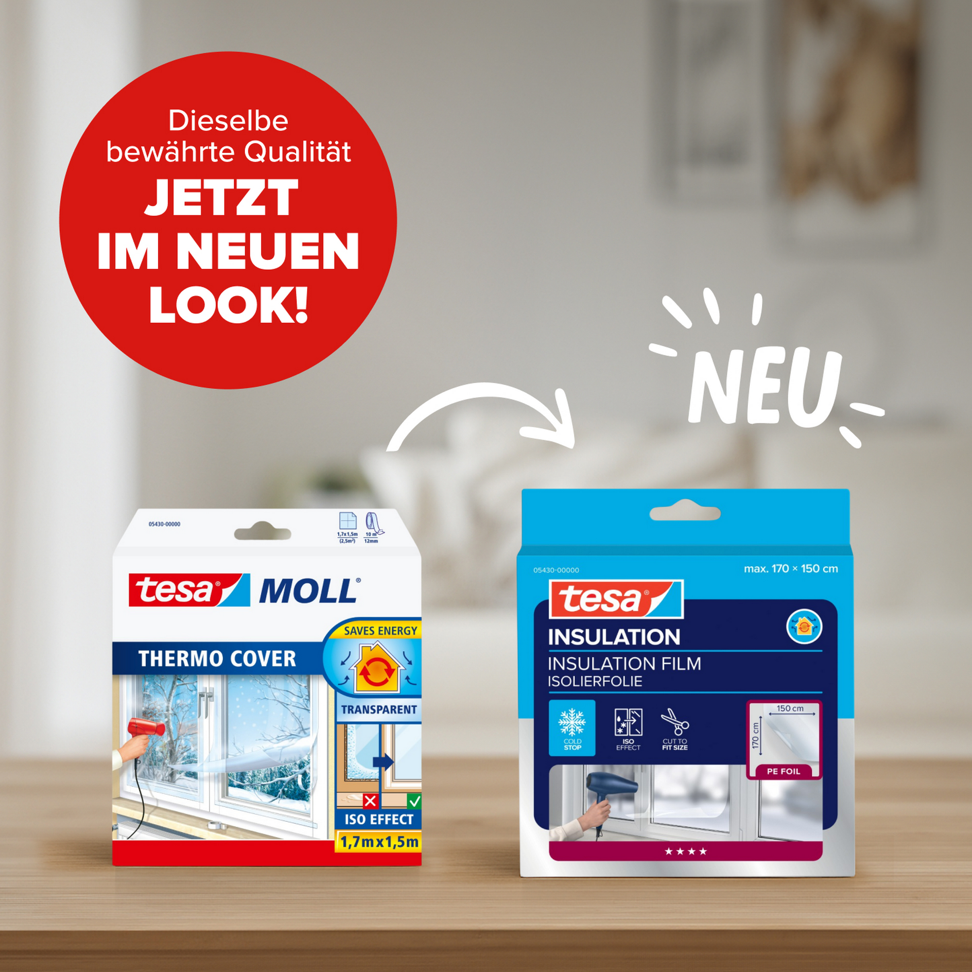 Fensterisolierfolie 'Insulation' 170 x 150 cm