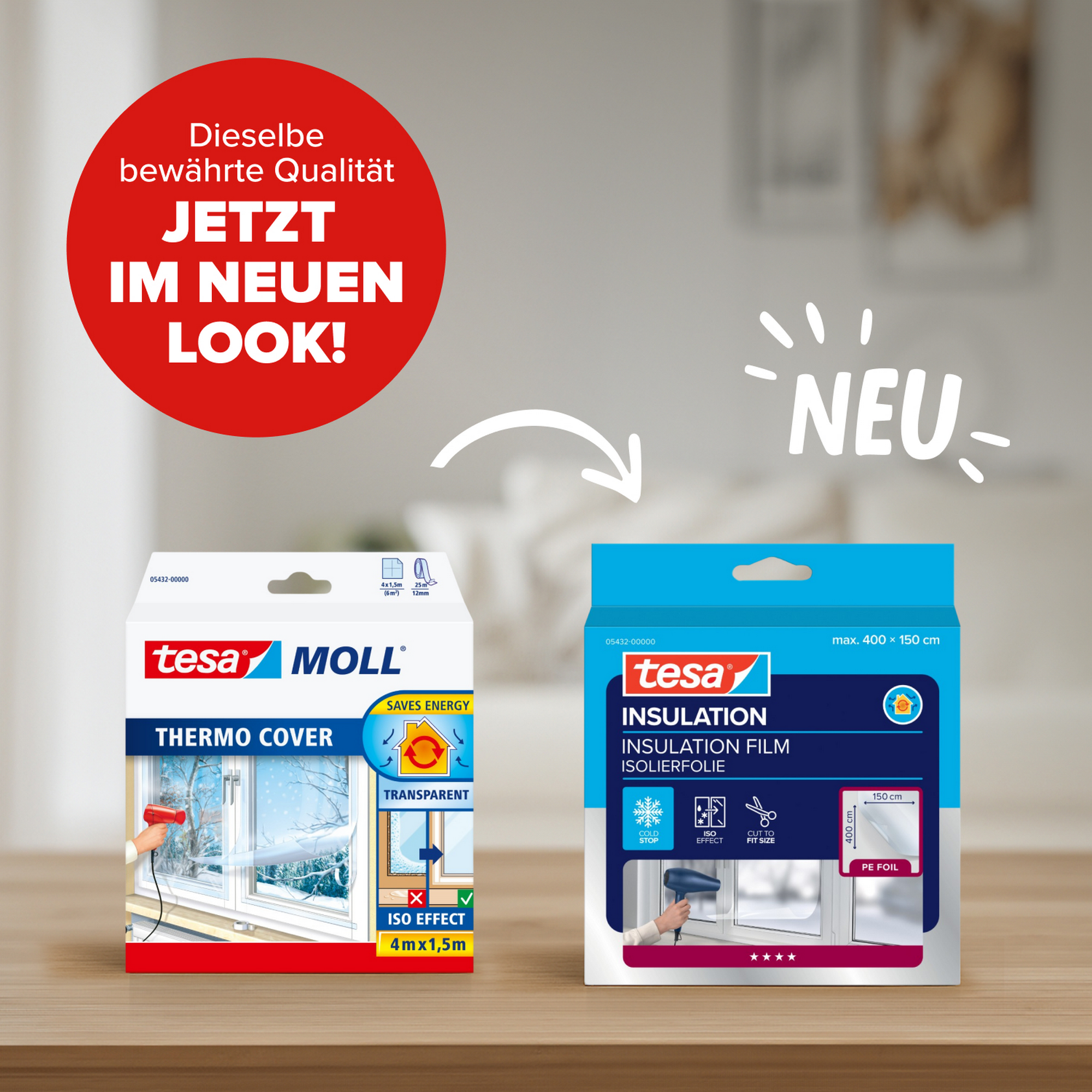 Fensterisolierfolie 'Insulation' 400 x 150 cm