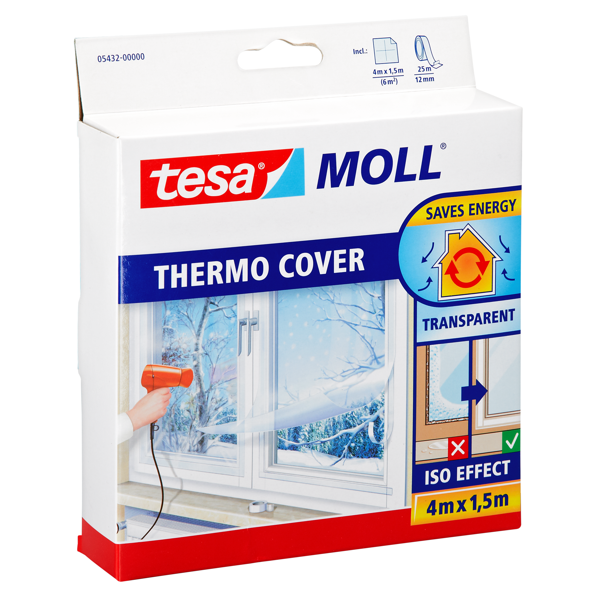 tesa Tesa Moll „Thermo Cover“ Fensterfolie 400 x 150 cm