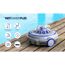Poolreinigungsroboter Werunner Plus neben einem Pool