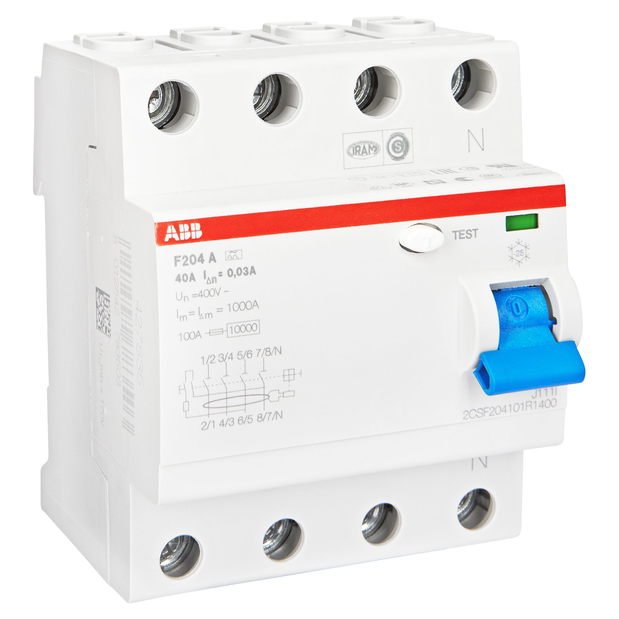 ABB FI-Schutzschalter F204A 40A