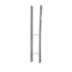 Pfostenträger silberfarben 71 x 600 x 60 x 5 mm