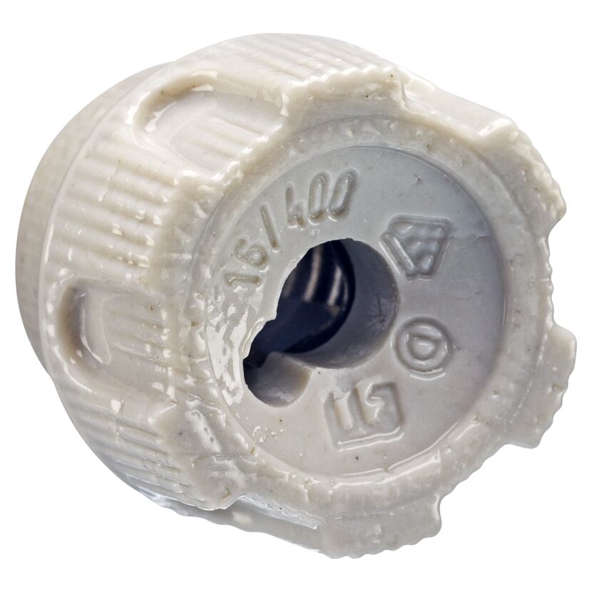Graue Schraubkappe E14