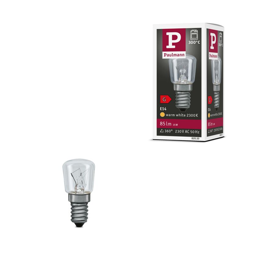 Backofenlampe 'Classic' E14 klar 15 W