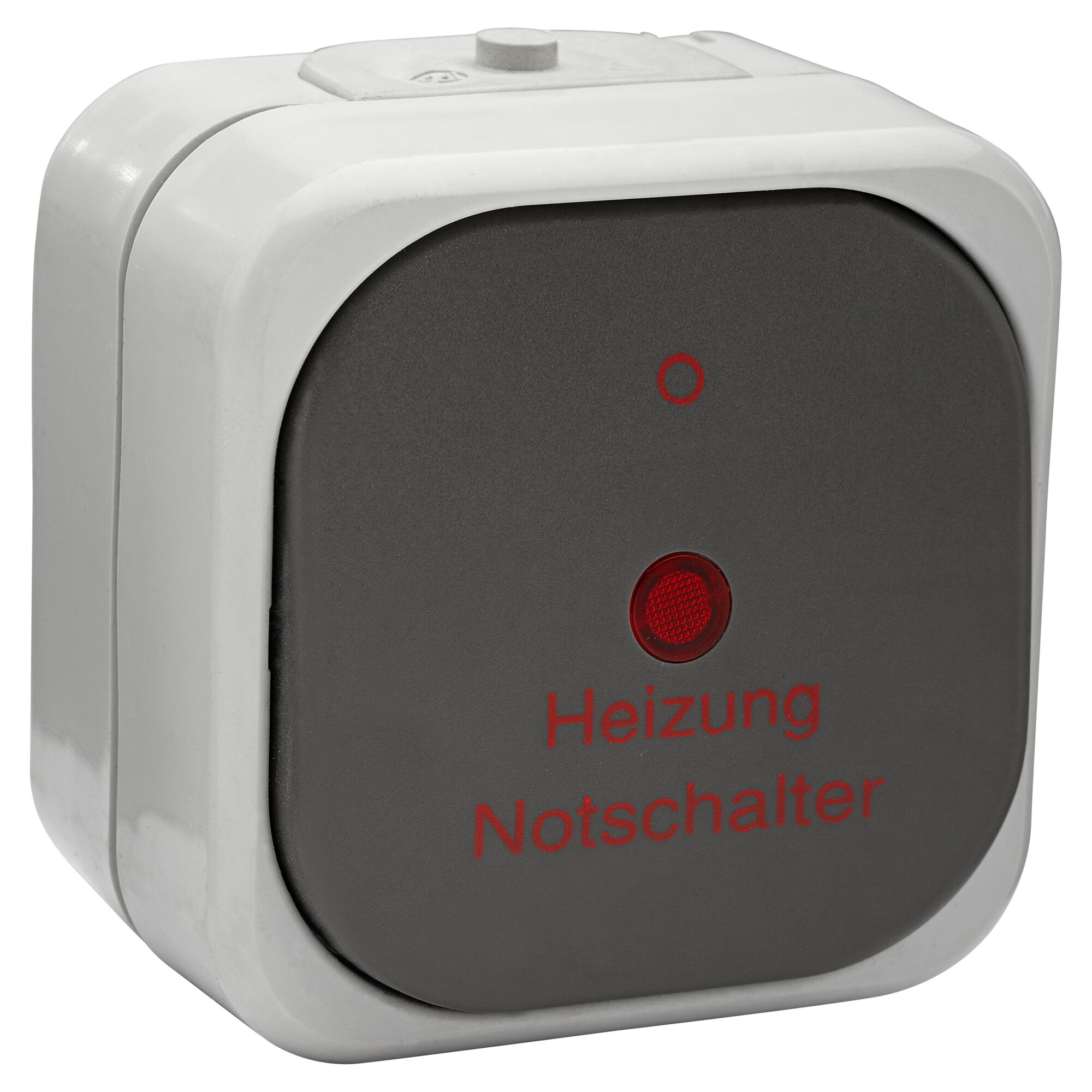 Heizungsnotschalter mit Glimmleuchte