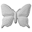 Verkleinertes Bild von Decosa 3D-Walltattoo 'Schmetterling' 13,5 x 17 cm, 2 Stück