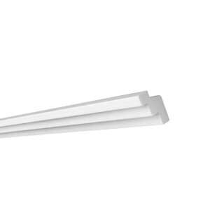 Zierprofil für LED-Stripes 'Kristine' EPS weiß 200 x 6,5 cm