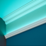 Verkleinertes Bild von Zierprofil für LED-Stripes 'Kristine' EPS weiß 200 x 6,5 cm