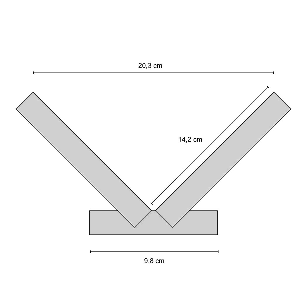 Gehrungslade MDF 51 cm