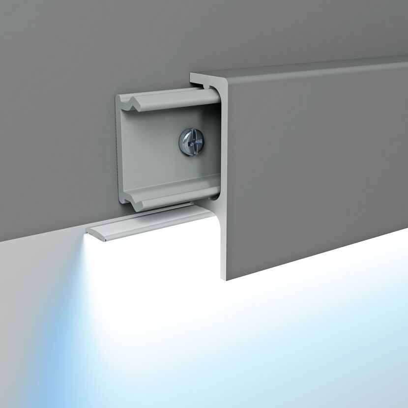 Klipsprofil Tine mit LED-Beleuchtung