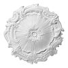 weiße Stuckrosette Eleonora