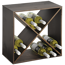Weinflaschenregal Kiefernholz braun 50 x 25 x 50 cm