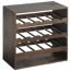 Weinflaschenregal Kiefernholz braun 50 x 25 x 50 cm