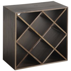 Weinflaschenregal Kiefernholz braun 50 x 25 x 50 cm