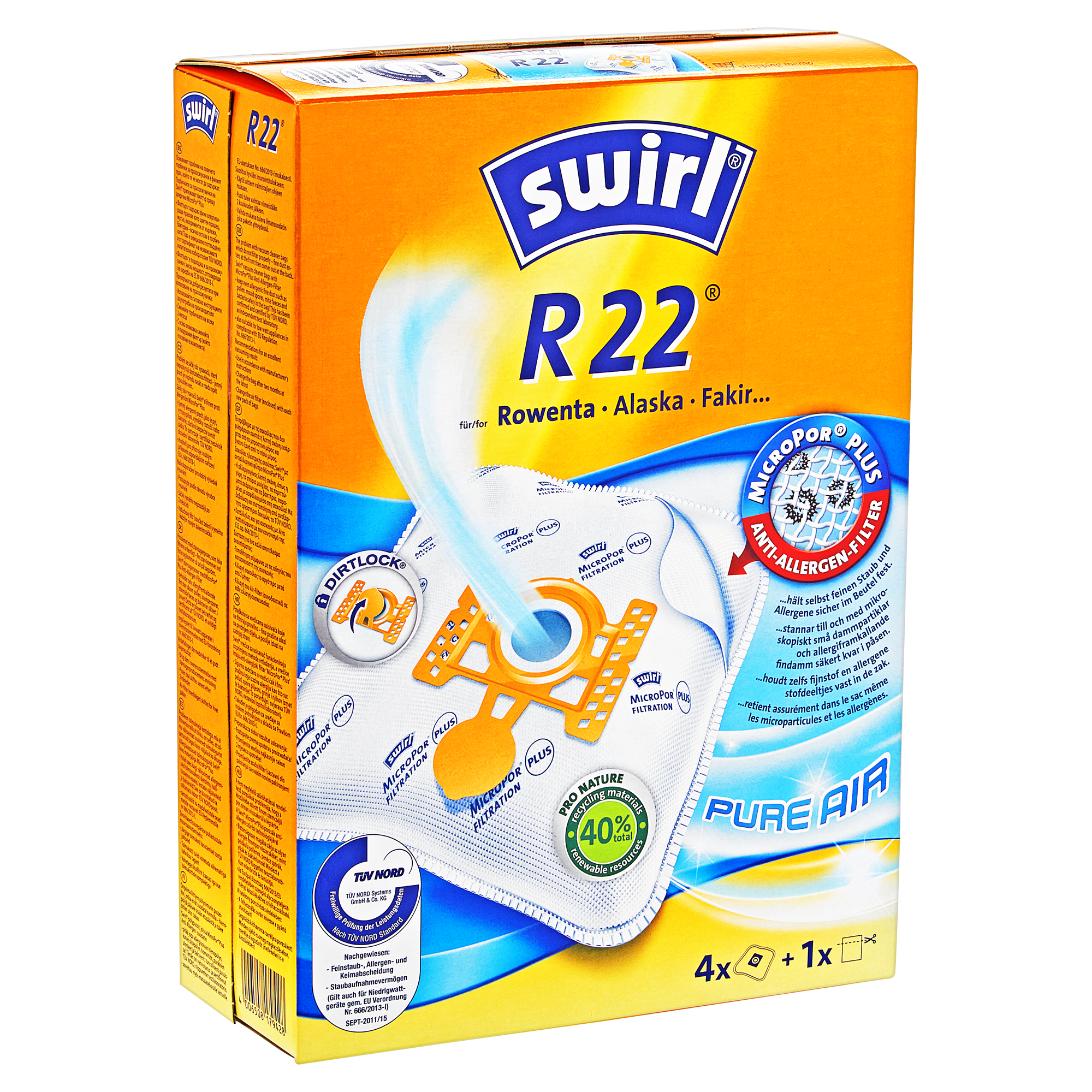 Staubsaugerbeutel 'R22' mit Filter 4 Stück + product picture