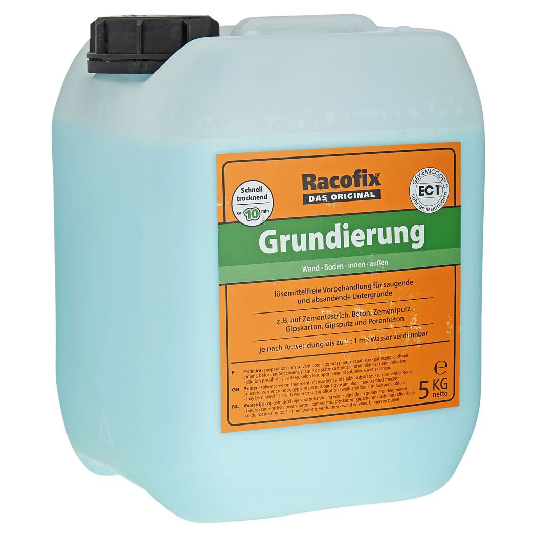 Kanister mit Racofix Grundierung, 5 kg