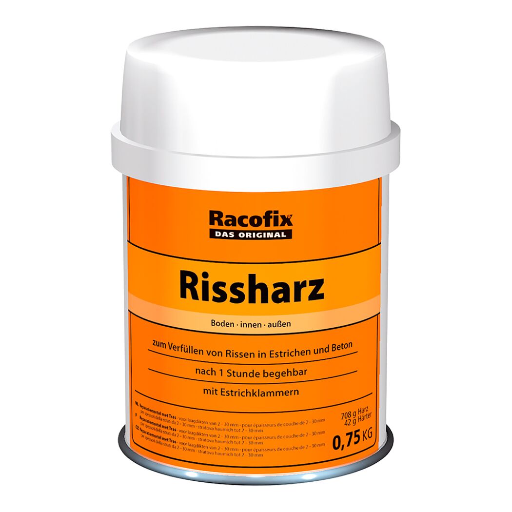Dose mit Racofix Rissharz