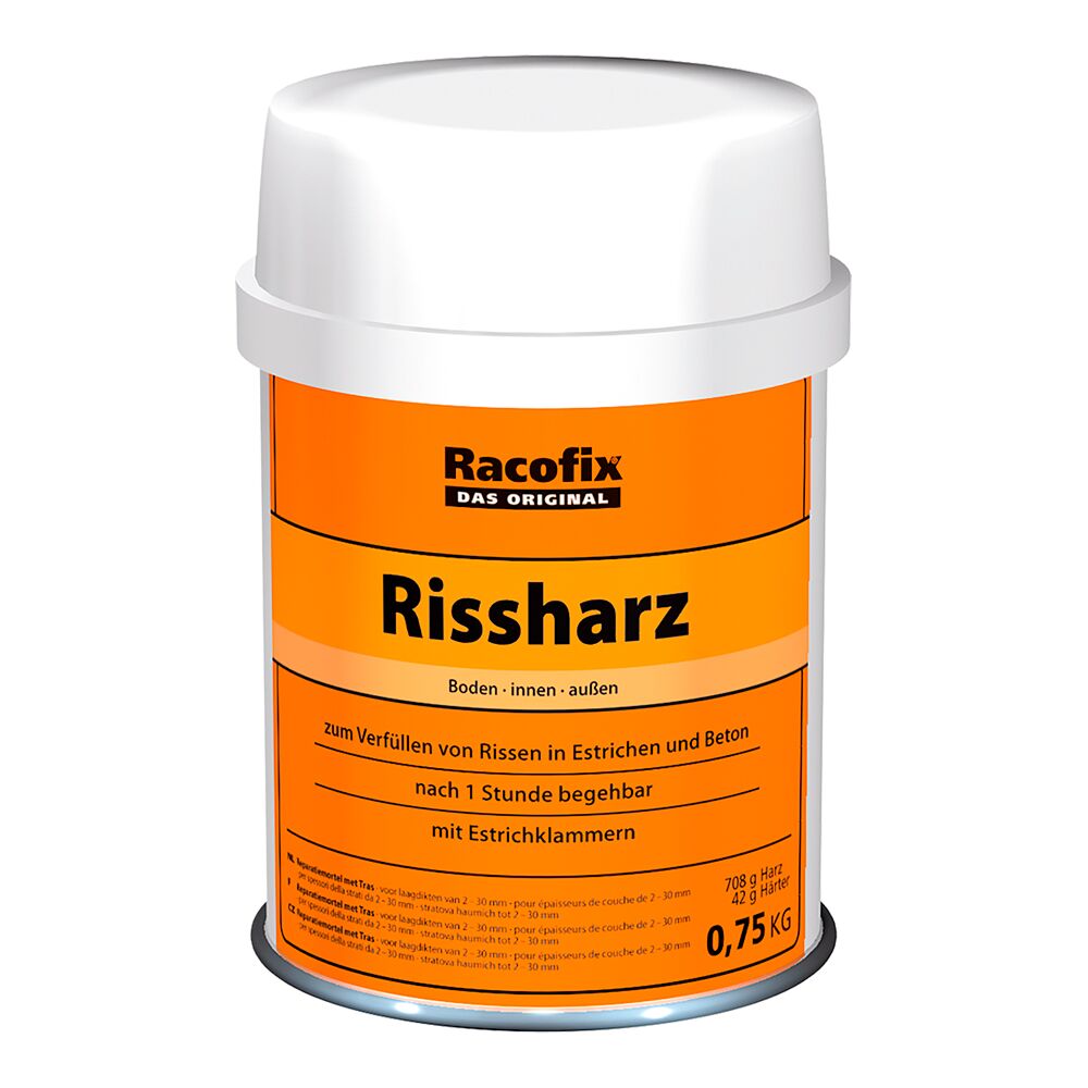 Dose mit Racofix Rissharz