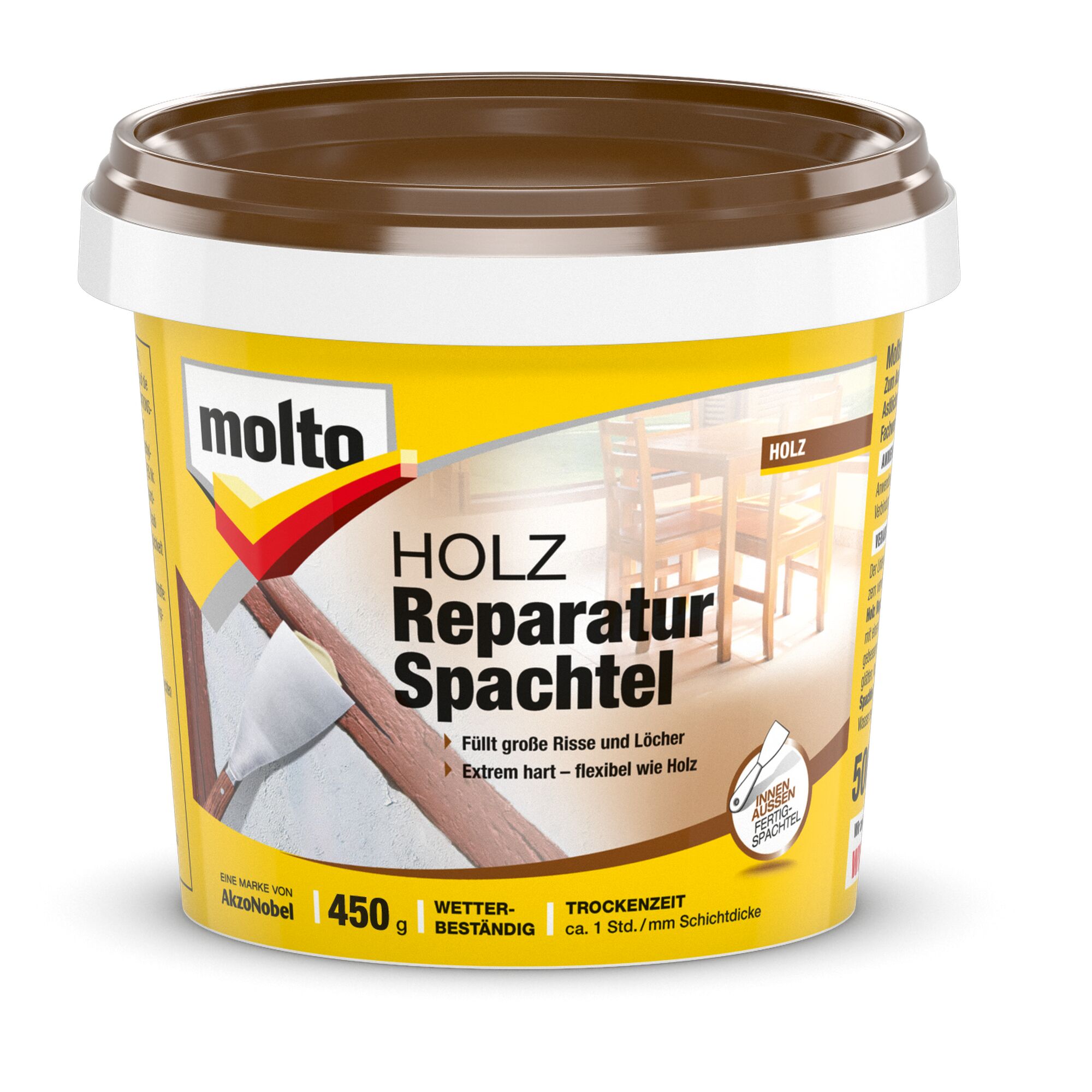 Dose Molto Holz Reparaturspachtel