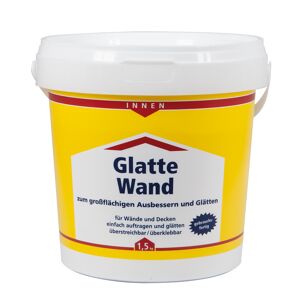 Fertigspachtel 'Glatte Wand' weiß 1,5 kg