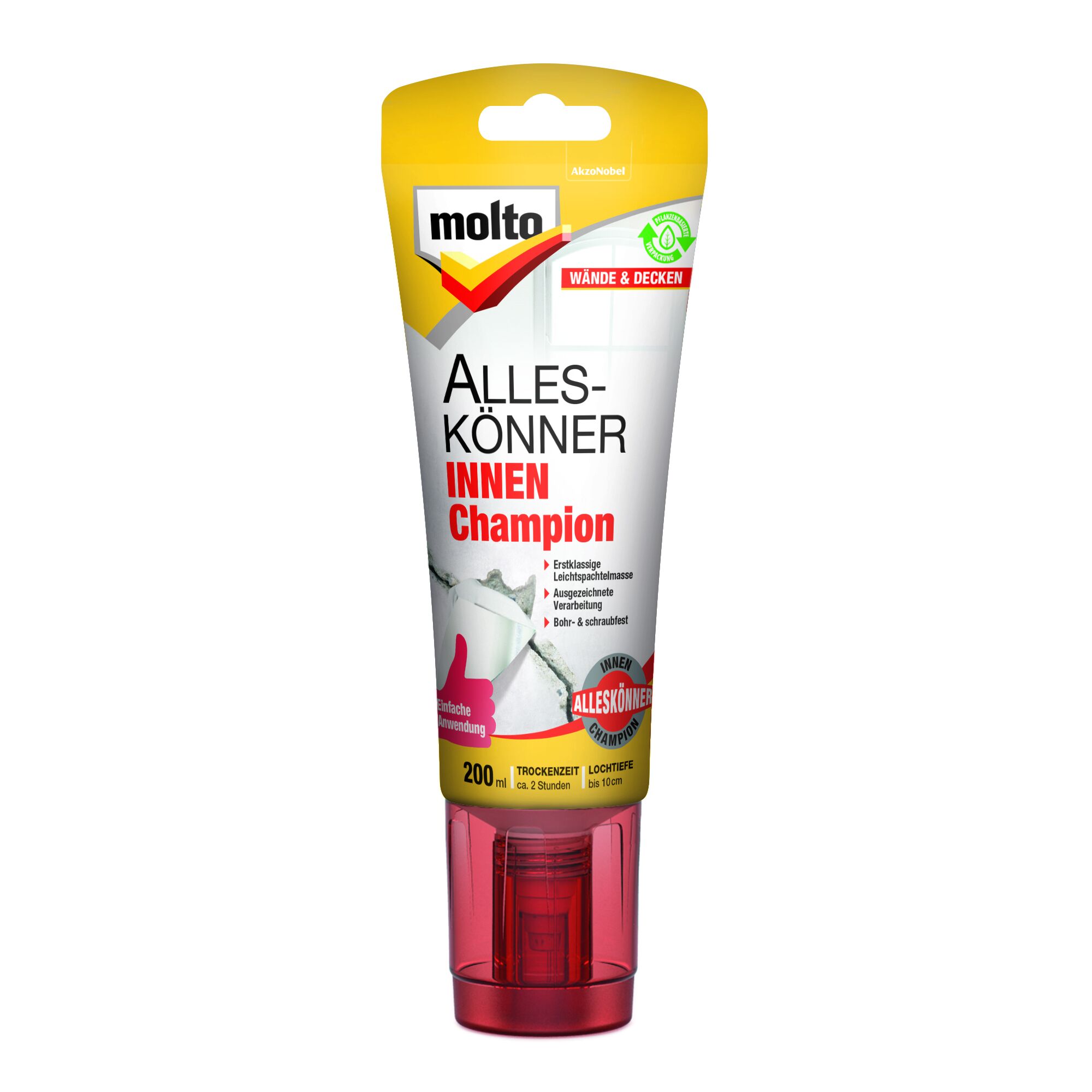 Molto Alleskönner Champion Spachtelmasse 200ml Tube