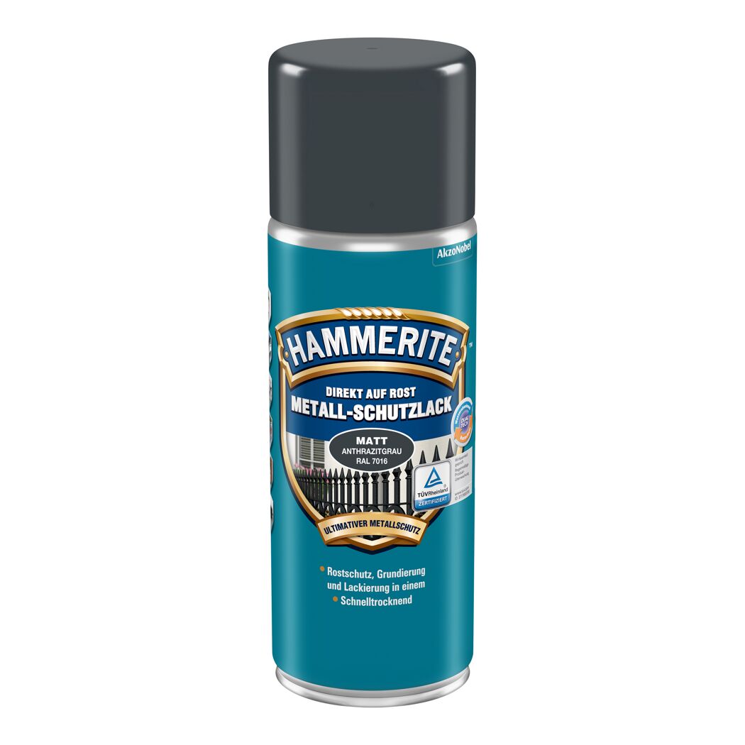 Hammerite Metall-Schutzlack Anthrazitgrau
