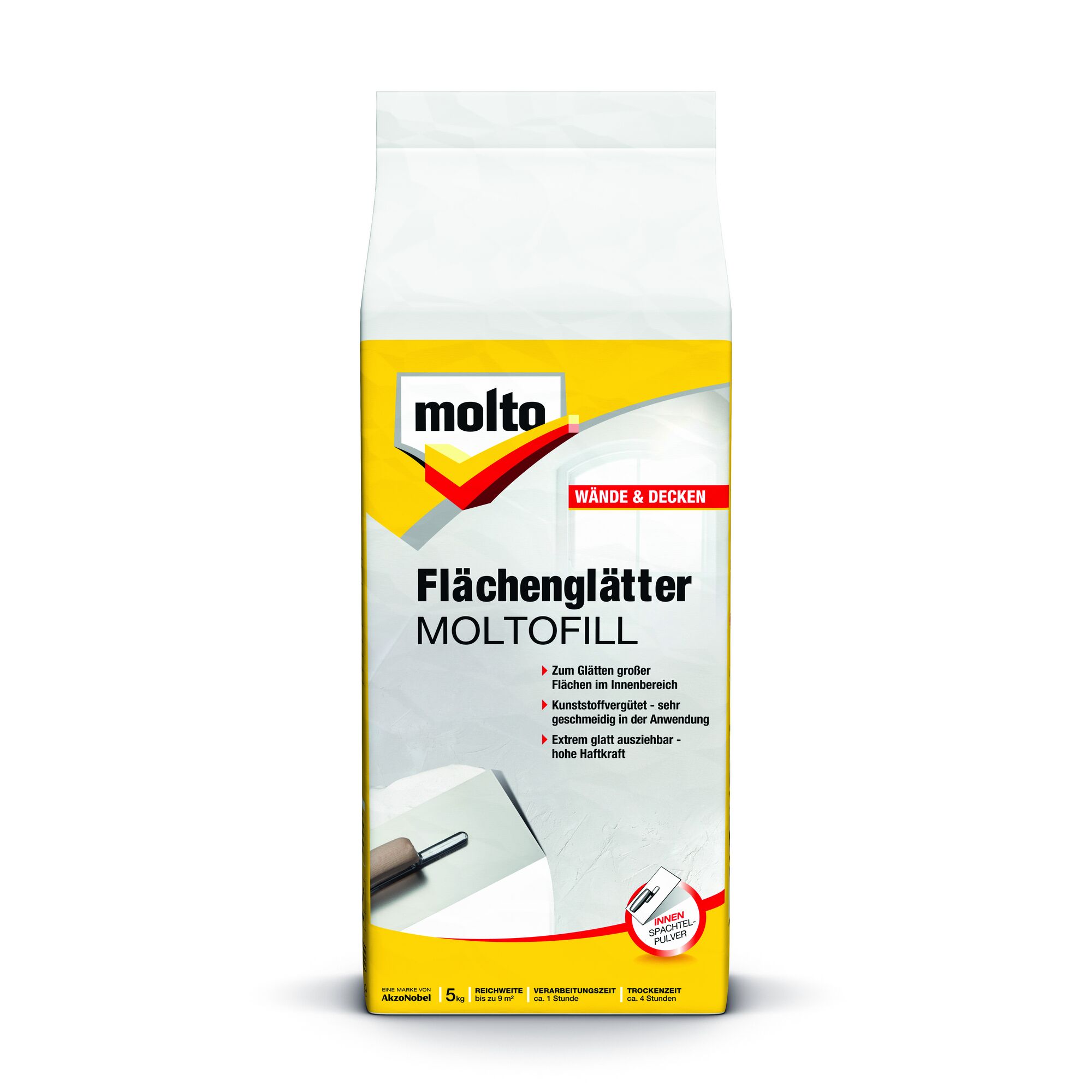 Moltofill Flächenglätter im 5 kg Sack
