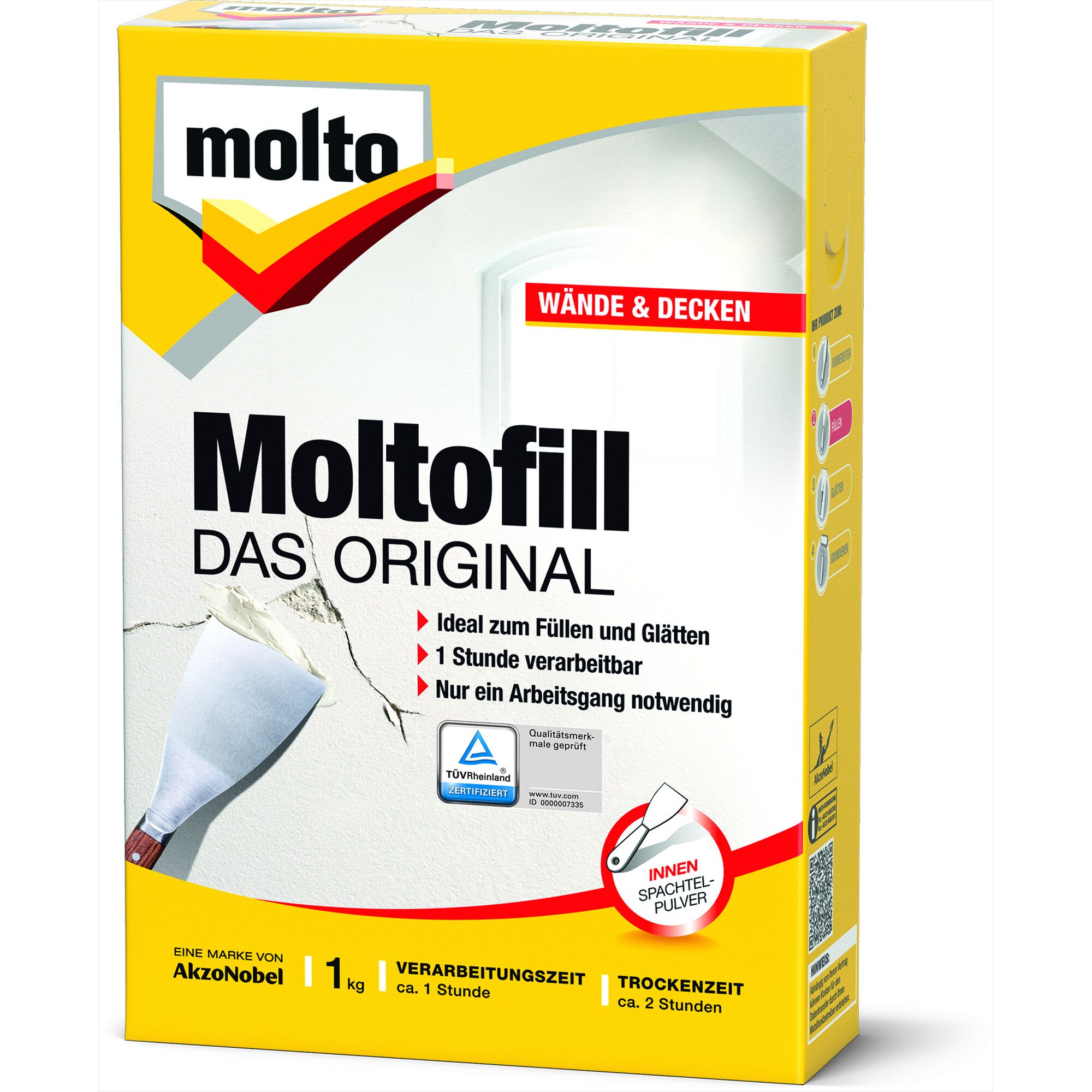 Moltofill Spachtelmasse mit Spachtel